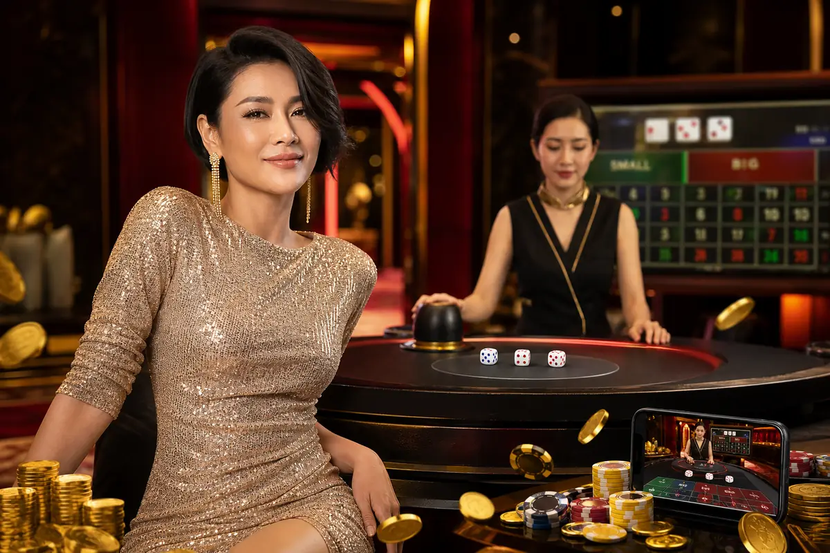 jdbygg Live Baccarat ဒီလာနှင့် ကစားနေသောမြင်ကွင်း